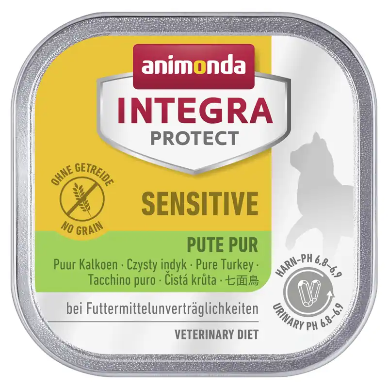 Sparpaket 32 x 100 g Animonda Integra Protect Sensitive Pute pur Katzen Nassfutter Sichere Zahlung